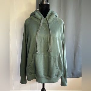 Green hoodie